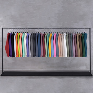 H5518 Sweat-shirts pour hommes à coupe régulière en coton 100% doublés de polaire 360 g/m² avec impression brodée personnalisée - Product Image 2