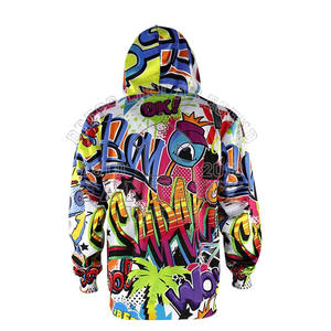 เสื้อฮู้ดดี้ผู้ชายคุณภาพสูง FANTASY WEAR ปักโลโก้ตามสั่ง พิมพ์ลายหลากสี หนานุ่ม สำหรับดีไซน์โอเวอร์ไซส์หลากสี - Product Image 3