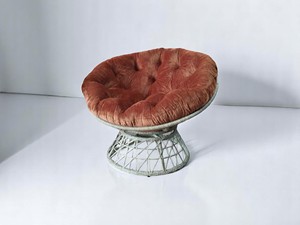 Modern Swivel Chair with Fast Delivery <b>Poly</b> <b>Rattan</b> <b>Garden</b> Swing Outdoor <b>Furniture</b> Aluminum Frame Patio Swings Cushion Included - Product Image 2