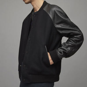 Personnalité impressionnante veste en cuir pour hommes manteaux chauffants et veste de vêtements chauds/100% veste à manches en cuir véritable - Product Image 4