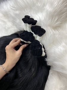 VQ Hair Virgin Bulk 100% Fabricants de cheveux humains vietnamiens Vente en gros Extensions de cheveux humains droits noirs naturels à des prix - Product Image 5