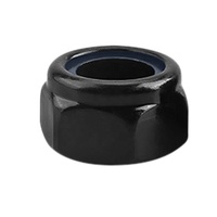 Écrou de blocage d'insertion en nylon galvanisé Écrou de blocage en nylon M8 Application d'écrou hexagonal dans la norme des soins de santé DIN985