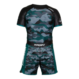 เสื้อรัดกล้ามเนื้อแบบสั่งทำพิเศษสำหรับทุกเพศ ระบายอากาศได้ดี ผลิตจากโพลีเอสเตอร์/ไนลอน แขนสั้น ป้องกันแสงแดด UPF50+ เหมาะสำหรับการวิ่งและออกกำลังกาย - Product Image 3