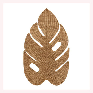 Décoration murale design de luxe en rotin et jonc de mer Pièce d'accent unique faite à la main pour maisons et hôtels haut de gamme - Product Image 2