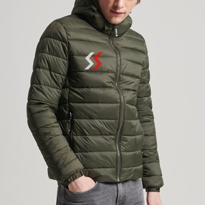 Custom Embroidered <b>Padded</b> Men Winter Puffer <b>Jacket</b> Oem Puffer <b>Jacket</b> High Quality Customized Plus Size Puffer Bubble 2025 - Product Image 1