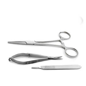 Kit d'outils de suture chirurgicale, équipement de formation pour étudiants en médecine, kit d'entraînement pour porte-aiguilles, outil de pratique, ensemble de 6 pièces par SurgiRight - Product Image 3