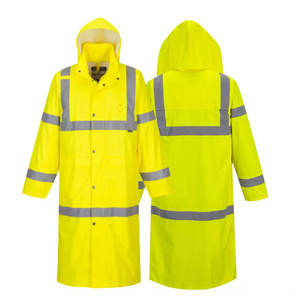 เสื้อโค้ท Hi VIS สำหรับผู้ใหญ่เสื้อโค้ท Hi VIS สีทึบ - Product Image 1