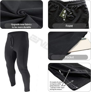 Pantalones deportivos de secado rápido para hombre, pantalones deportivos transpirables de seda helada de verano para correr, pantalones Cargo con cordón para hombre, Joggers informales - Product Image 5