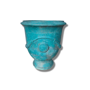 ชุดกระถางปลูกต้นไม้ทำจากไฟเบอร์กลาส3ชิ้นสำหรับตกแต่งบ้านสไตล์ชนบทชุดรูปทรงสี่เหลี่ยมผืนผ้า - Product Image 1