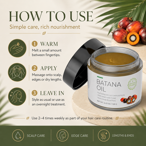 Aceite de Batana Vegano, Orgánico y Libre de Crueldad Animal de SunpinHerb, Aceite Natural a Base de Hierbas para el Crecimiento del Cabello, Nutritivo, Reparador e Hidratante - Product Image 5