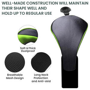 Premium Golf Head <b>Cover</b> Durable Fabric For Long Lasting Club Protection Smooth Fabric Interior - Product Image 5