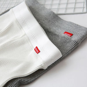 Offres Spéciales femmes Fitness taille haute Stretch Shorts rayures impression chats respirant 100% coton à la mode Styles chauds - Product Image 4