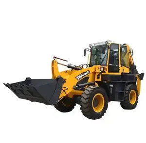 Nieuwe Ontwerp Wiellader 2 Ton Kleine Tractor Front End Loader Met Emmer