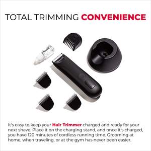 Afeitadora Eléctrica USB Impermeable para Hombre, Recortadora de Vello Corporal y Facial con 3 Cuchillas de Cerámica de Repuesto y Base de Carga - Product Image 6