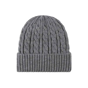 Gorro de Lana Tejido de Invierno al por Mayor, Gorro de Alta Calidad, Grueso, Cálido, para Exteriores, Precio Económico, Gorro de Lana BY HI 2026 - Product Image 1