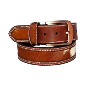 High Quality Genuine Cow <b>Hair</b> On Leather Belts Hide Leather Waist Belt Stylish New Mens and Women's Casual Style OEM Welcome - Product Image 3