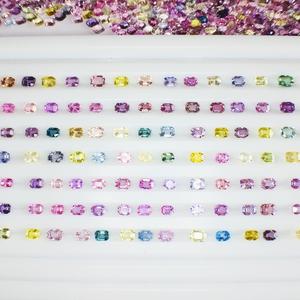 Pierres précieuses naturelles multi-saphir pour la fabrication de bijoux Qualité AAA avec certificat IGI Taille de forme mixte non chauffée et non traitée - Product Image 2