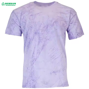 T-shirts décontractés pour hommes (jeunes et adultes) - 100 % coton, coupe ample, écologiques, respirants, séchage rapide, anti-bouloches et anti-plis - Product Image 3