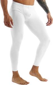 Leggings de fitness pour hommes très demandés, en coton/bambou, antibactériens, séchage rapide, confortables, vêtements de sport, logo/couleur personnalisés, prix de gros - Product Image 5