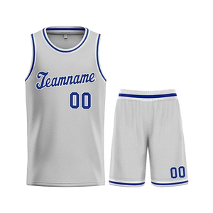 Camiseta de baloncesto de la mejor calidad de poliéster 100%, ropa deportiva blanca, uniforme de baloncesto de nuevo diseño hecho a medida - Product Image 1