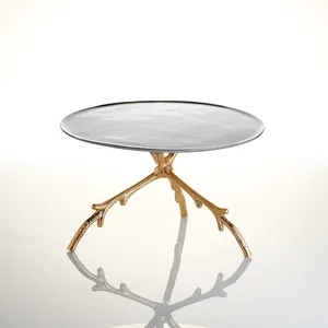 Présentoir à pâtisserie rond en métal de meilleure qualité Vente directe d'usine Présentoir à dessert fait main de meilleure qualité - Product Image 1