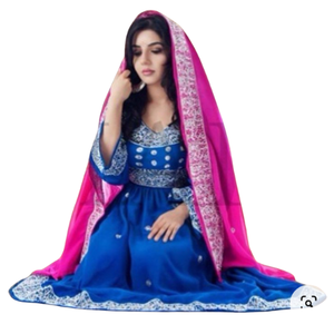 SOMOS FABRICANTES Y PROVEEDORES PROFESIONALES TODOS LOS TIPOS DE MUJERES AFGHANI KUCHI LLEVARON VESTIDOS ANTIGUOS JOYERÍA Y WASCOAT A JUEGO - Product Image 1