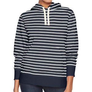 2024 Sudadera con capucha de alta calidad para mujer MOQ bajo Color liso Jersey de manga larga con logotipo frontal Ropa de calle Abrigo de invierno para mujer - Product Image 5