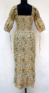 Kaftan de algodón hecho a mano Maxi vestido para mujer último diseño Floral ropa de playa Mini estilo corto con encaje decoración Botón Ajuste - Product Image 2