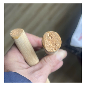 Material de núcleo redondo de ratán natural de diámetro personalizado para manualidades y fabricación de muebles, núcleo de ratán blanqueado, cáscara de ratán - Product Image 1