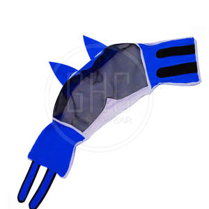 Cubierta de mosca de caballo hecha a medida de alta calidad con protección para orejas y nariz malla antimoscas con control ocular al por mayor - Product Image 2