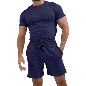 Recién llegado, pantalones cortos para hombre, conjuntos cortos de gimnasio para hombres impresos, camiseta y conjunto corto, novedad de verano, conjuntos de pantalones cortos informales para hombres, calidad Premium - Product Image 1