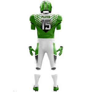 Uniformes de Fútbol Americano Personalizados Ligeros de Manga Corta, 100% Poliéster Transpirable, Unisex para Adultos, Color Liso - Product Image 6