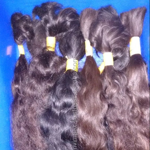 Pas de compromis Qualité Indien Remy Vierge Cheveux Humains En Vrac Avec Lâche Vague Profonde Et Italienne Curl Styles-Meilleure Texture - Product Image 1