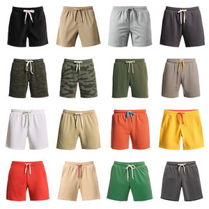 Pantalones cortos de gimnasio de algodón pesado para hombre de cintura media al por mayor pantalones de chándal de lana deportivos de secado rápido transpirables para correr High Street - Product Image 6