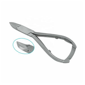 Pro Arte de uñas cortador de borde falso uñas Clippers inoxidable profesional consejos sobre arte borde cortadores de uñas falsas Clipper consejos de herramienta de la manicura - Product Image 4