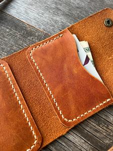 Cartera de Cuero Genuino de Alta Calidad, Delgada, Vintage, Personalizada para Hombre y Mujer, con Bloqueo RFID, para Tarjetas de Crédito, Bolsillo Frontal, LCR-0030B - Product Image 5