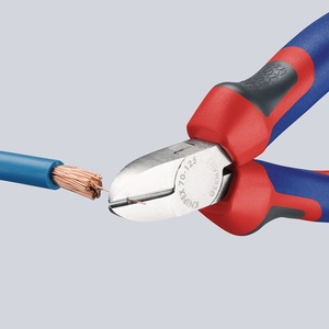 For KNIPEX 125 mm <b>Side</b> <b>Cutters</b> with Chrome-Plated Head and Multi-Component Handles Plier - Product Image 5