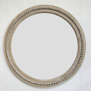 Espejo de Pared Decorativo para Baño o Sala de Estar, Diseño Europeo Vintage de Lujo, con Marco Tallado y Forma Pastoral - Product Image 6