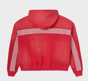 Sweat à capuche unisexe personnalisé en molleton 100 % coton 350 g/m² épais, délavé au soleil et à l'acide, avec fermeture éclair, service OEM - Product Image 4