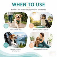 Poudre d'électrolytes canins personnalisée en stick – Soutien hydratant pour animaux de compagnie – Formule vétérinaire multivitaminée – Marque privée