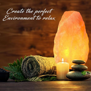 Lampe de sel de l'Himalaya sculptée à la main avec couleur naturelle, taille personnalisée, cadeau de vacances, décoration, lampe de sel à bas prix, toucher réel - Product Image 6