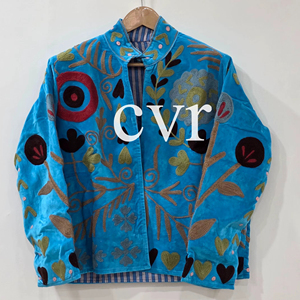 Handmade Velvet Suzani Eco-Friendly Embroidered Women's Luxury <b>Coat</b> Uzbek Suzani Velvet Winter Boho for Party Wea - Product Image 1