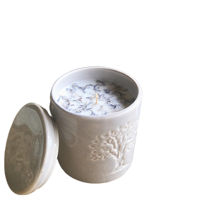 Vela de cerámica Original con diseño moderno grabado, contenedor de vela, tarro para decoración del hogar, boda, fiesta, venta al por mayor - Product Image 3