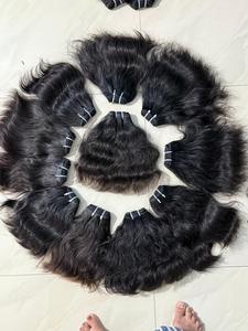 Paquet de cheveux vierges du Vietnam non traités cuticule intacte double trame extensions de cheveux humains du temple indien brut vendeurs en vrac - Product Image 6