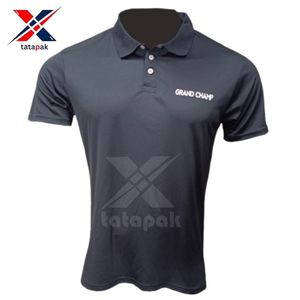 Polo de hombre bordado de algodón y poliéster de punto, camisetas deportivas de diseño personalizado, precio directo al por mayor - Product Image 3