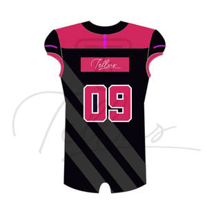 Camiseta de Fútbol Americano Personalizada de 6 Paneles, Transpirable, de Secado Rápido, Talla Grande, Impresión Digital, Color Personalizado, Unisex, Ropa de Equipo - Product Image 4