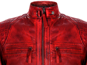 Chaqueta de cuero con capucha para hombre personalizada de alta calidad 2025 Chaqueta de cuero de moda al mejor precio hecha en Pakistán - Product Image 4