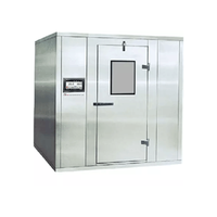 Chambre environnementale électronique de type walk-in fabriquée en Inde, construction en acier inoxydable, contrôle par écran tactile, garantie 1 an