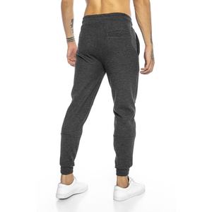 Pantalons de survêtement en coton avec logo personnalisé pour hommes Pantalons de jogging amples à cordon de serrage pour la course à pied, la salle de sport, le sport Pantalons de survêtement lavés pour hommes - Product Image 3
