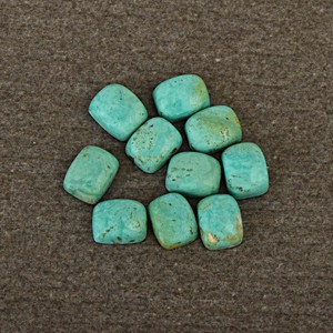 Real Arizona turquesa tamaño personalizado cabujón suelto corte piedra preciosa forma rectangular piedra para la fabricación de joyas de plata y oro - Product Image 2